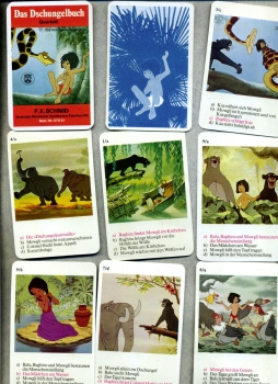Disney "Das Dschungelbuch" Junglebook Convolut 1969 Revue Super 8 Movie + Schmid Cardgame in original box (0036)